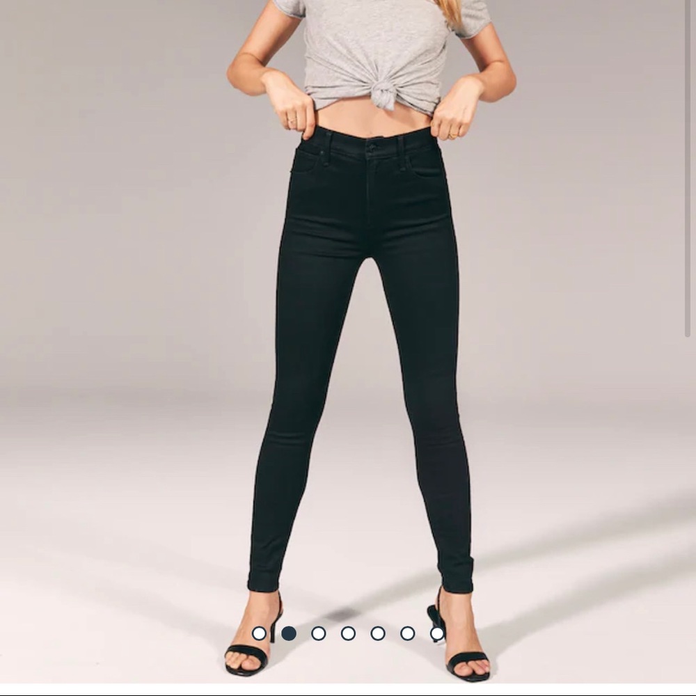 Abercrombie & Fitch High Rise Super Skinny Jeans